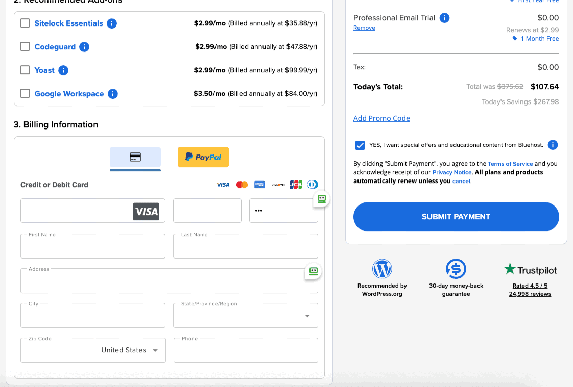 bluehost-billing-information bluehost-billing-information