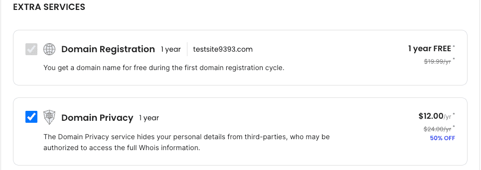 siteground-domain-privacy-protection-extra-services