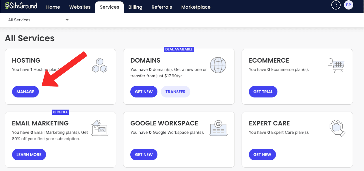 manage-siteground-hosting-plans