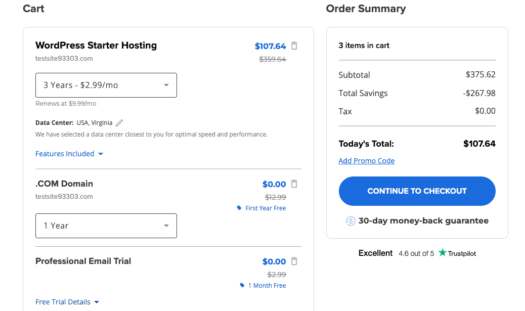 bluehost-cart