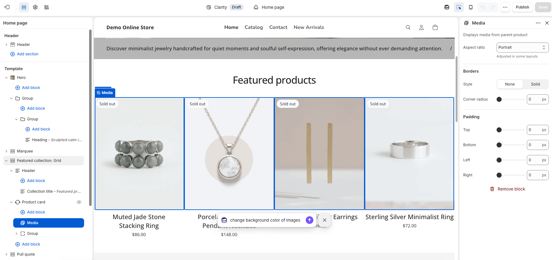 shopify-magic-ai-tools Using Shopify Magic to create store content