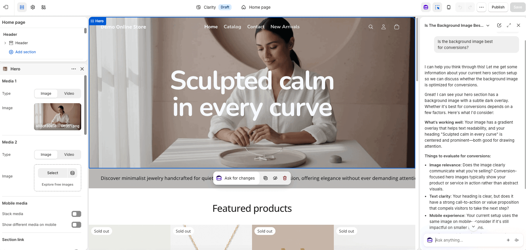 shopify-sidekick-store-assistant Shopify Sidekick AI assistant in the store dashboard