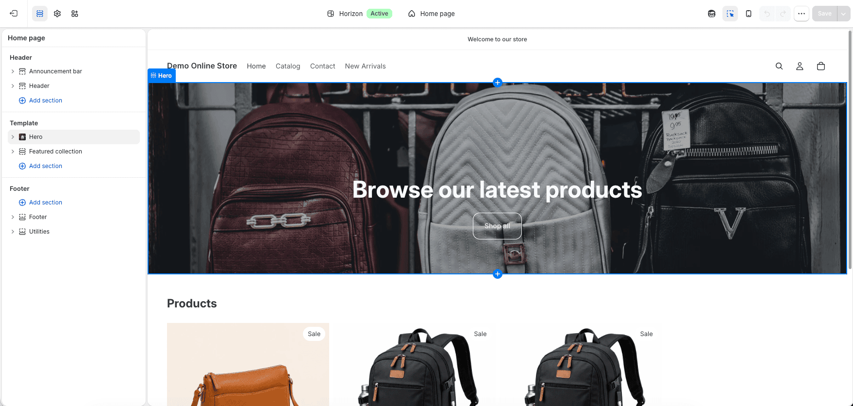 shopify-store-customization Customizing an independent branded Shopify store