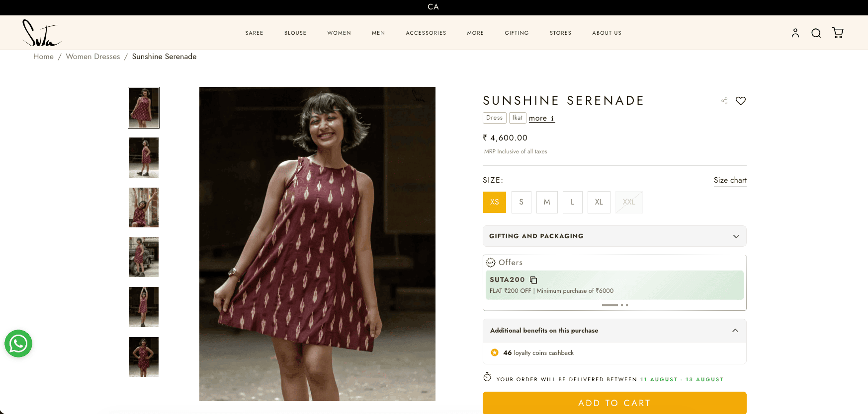 suta-shopify-store-example Suta store connecting its products with artisans and craftsmanship