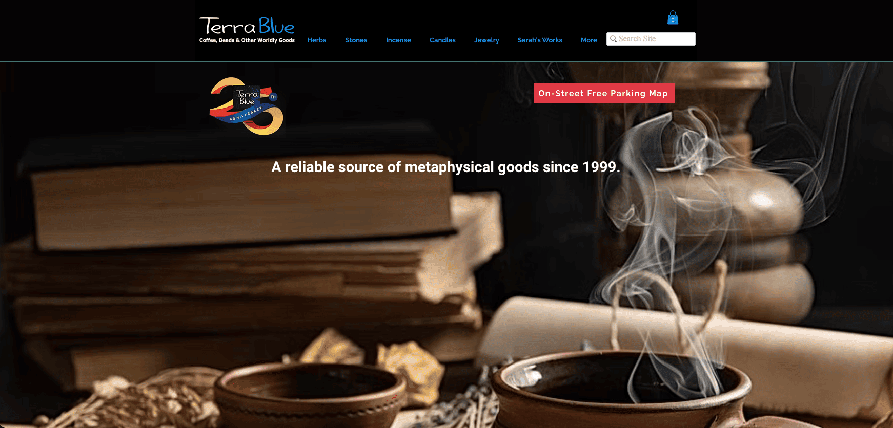 terre-bleu-shopify-store-example Terre Bleu homepage combining lavender products with farm imagery