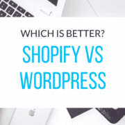 Shopify vs WordPress comparison covering ecommerce, costs, SEO, customization, and ease of use
